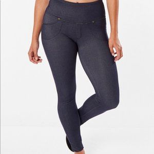 Ruby Ribbon Denim Leggings